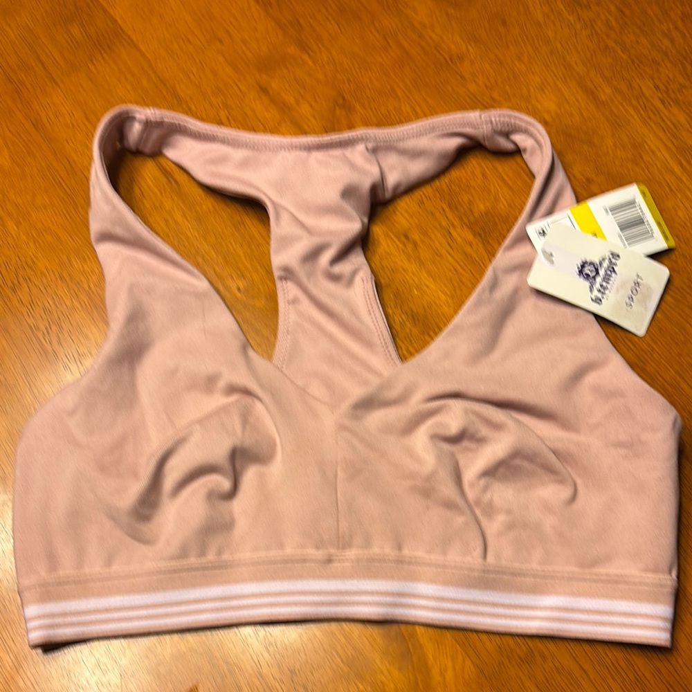 b. Tempt’d Women's Pink Sports Bra medium